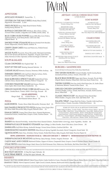 tavern bedford nh|bedford village inn restaurant menu.